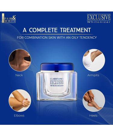 FAIR & WHITE Exclusive Skin Brightening Cream 200ml - Dark Spot Cream for Face & Body - Even Skin Tone & Dark Circle Prevention - Buy Online on GoSupps.com