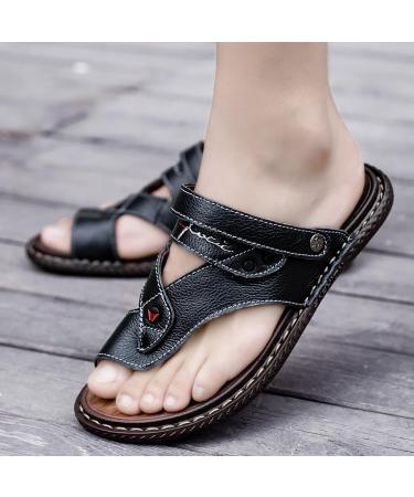 BIAJIAZHUA Big Toes Hallux Valgus Beach Sandal Men's Summer Flip Flops Size 7 Black - Buy Online on GoSupps.com