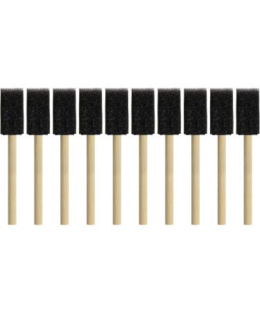 Tupalizy 10PCS Foam Brushes for Acrylic Painting and Crafts - 1 Inch Black Sponge Brushes for Varnishing and Home Decor - Buy Online on GoSupps.com