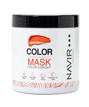 Navir Profesional NAVIR Professional Colour Care Mask for Colored Hair - Deep Nutrition Hydration Shine & Colour Protection - Free from Sulfates Parabens Silicones & Salts - 300ml