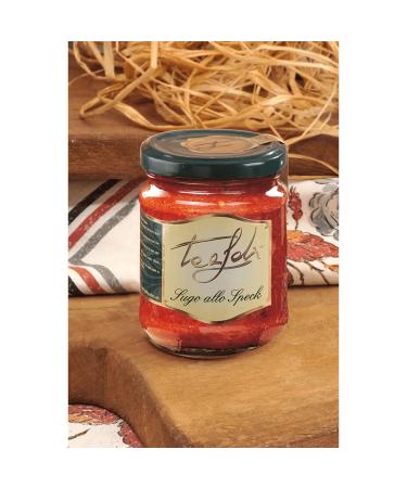 Tealdi Tomato Sauce with Bacon - Authentic Italian Flavor (180g) | International Shipping - Buy Online on GoSupps.com