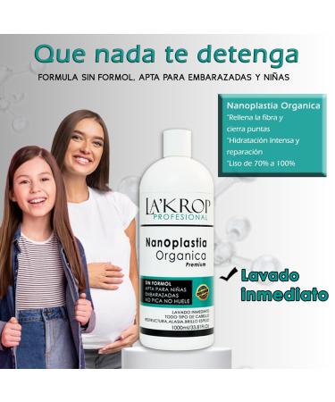 LA KROP Keratin Hair Treatment - Organic Formaldehyde-Free Straightener for Dry Damaged Hair - Best Keratin for Smoothing and Repairing - Buy Online on GoSupps.com