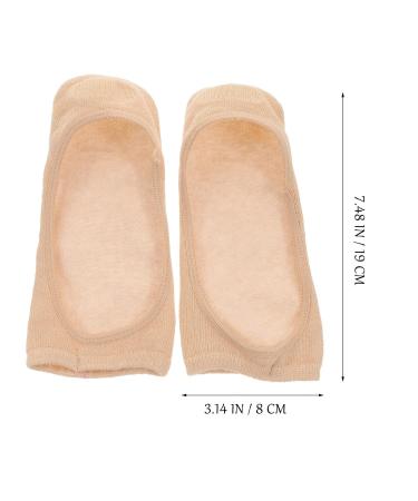 3 Pairs Flat Mouth Spa Moisture Socks - Slipproof Boat Outline Open Peep-Toe Boot Socks for Ultimate Comfort | International Shipping Available - Buy Online on GoSupps.com