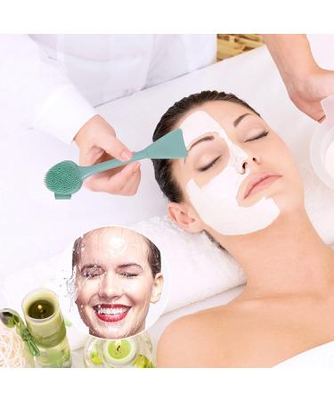 Facial Care Mud Silicone Brush Double-Head Soft Skin Instrument Cleansing Beauty Tools Zit (F One Size) One Size F - Buy Online on GoSupps.com