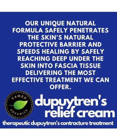 Tamed Organics Dupuytren's Contracture Symptom Relief Cream - Large 1.9 Oz Jar - Buy Online on GoSupps.com
