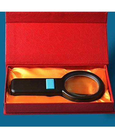 Professional Magnifier Electronic Maintenance Welding Identification Old Man Reading High-Definition Optical White Glass Handheld with Lamp 10 Times Full of Stars - Buy Online on GoSupps.com