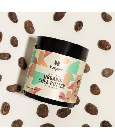 Organic Unrefined Shea Butter - 100% Pure Natural Moisturizer for Hair & Skin | Varpek - Buy Online on GoSupps.com