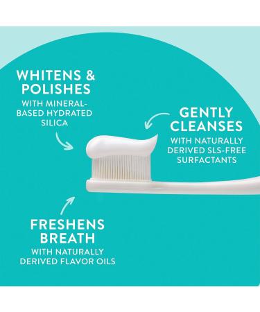 Native Fluoride Free Toothpaste Whitening - for Adult Kids 2+ Oral Care - Wild Mint & Peppermint Oil Flavor 4.1oz (Pack of 3) - Buy Online on GoSupps.com