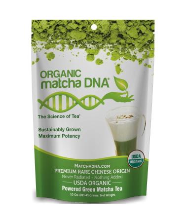 Matcha DNA Organic Matcha Green Tea Powder - 10 oz Pure Premium Culinary Grade Matcha (283 grams) - Buy Online on GoSupps.com