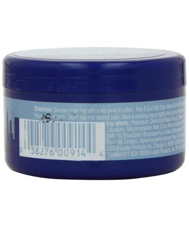 2 Pack Lusters S-Curl 360 Wave Control Pomade 3oz - Defined Waves & Shine - Buy Online on GoSupps.com