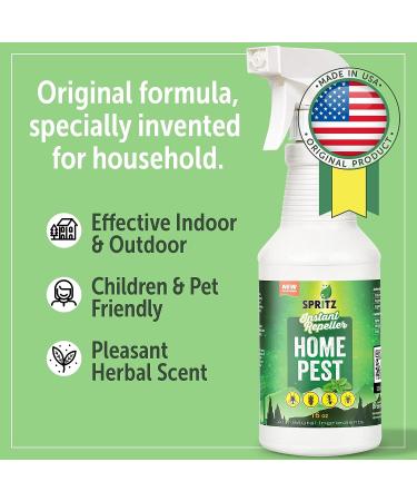 Peppermint Oil Bug Spray 16oz - Non-Toxic & Pet Safe Insect Repellent | Ant, Roach, Spider Control | Essential Oil Blend for Home Pest Control - Buy Online on GoSupps.com