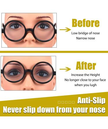 24 Pairs Adhesive Eye Glasses Nose Pads  D Shape Stick on Anti-Slip Soft Silicone  Adhesive Nose Pads Glasses Nose Pad for Glasses  Eyeglasses and Sunglasses Transparent - Buy Online on GoSupps.com