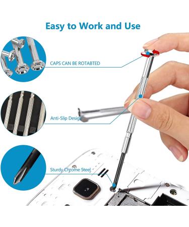 6PCS Mini Precision Screwdriver Set for Jewelry, Watch, and Eyeglass Repair | Premium Small Screwdriver Kit with Flathead and Phillips Heads - Buy Online on GoSupps.com