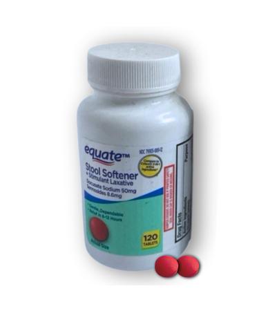 FUSION SHOP STORE Smart choices meaningful life! Laxative for Constipation- Stool Softener Plus Stimulant Tablets 120ct (Pack of 1)