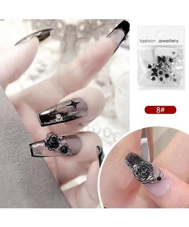 Pearl Mixed Flower Camellia Nail Art Set 3D Nail Art Supplies Nail Tip Nail Glitter Acrylic Nail Art Decorations Nail Art Jewelry 3d Flower Nail Nail Art Kit Nail Art Gems Kit - Buy Online on GoSupps.com