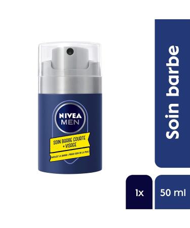 Nivea Men 2-in-1 Beard Care & Face - Chamomile & Hamamelis 50ml - Alcohol-Free Facial Care for Short Beards - Buy Online on GoSupps.com