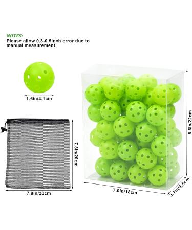 50 Pack Plastic Golf Balls - Limited Flight Practice Training Balls with Mesh Bag - Buy Online on GoSupps.com