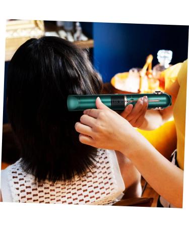 OHPHCALL Curling Iron Hair Shaping Tool Hair Styling Tools Hair Straightener Travel Size Abs Green 21X4X3.5CM Green - Buy Online on GoSupps.com