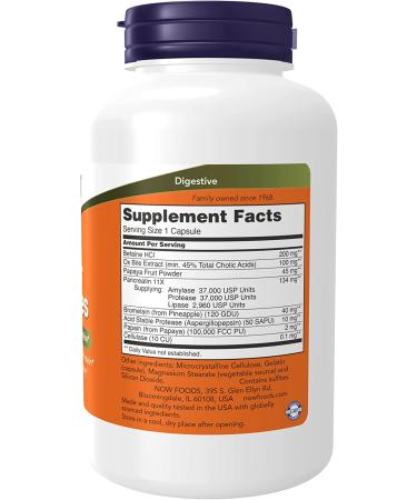 Now Foods Super Enzymes 180 Tablets - Digestive Health Support & Enzyme Supplement - Buy Online on GoSupps.com