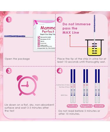 30 Ultra-Sensitive Pregnancy Test Strips - Quick Detection Early Results 10 mIU - International Shipping Available - Buy Online on GoSupps.com