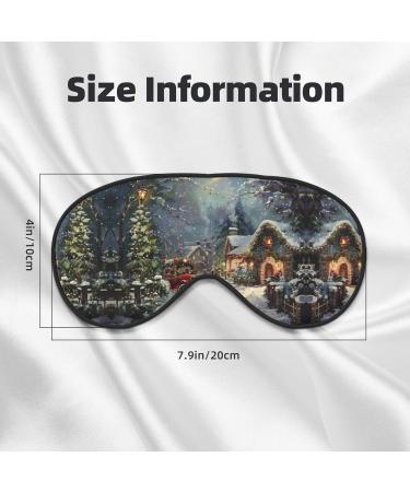 Xmas Print Double-Sided Eye Mask | Soft Light Blocking | Enhance Sleep Quality Worldwide - Buy Online on GoSupps.com