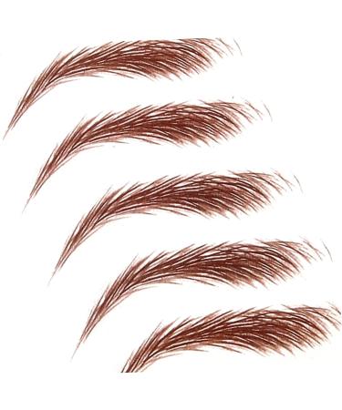 IWOWHERO 5 Sheets Eyebrow Stickers Fake Eyebrows Peel off Eyebrow Sticker Authentic Eyebrow Makeup Eyebrow - Buy Online on GoSupps.com