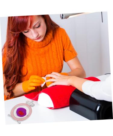  HONMEET 1Pc Palette Artist Mixing Acrylic Showing Nail Display Board Foundation Tray Display Acrylic Nail Art Flakes Reconcile Alloy - Buy Online on GoSupps.com