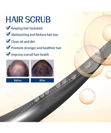 100g Hair Scrub for Scalp Exfoliating Hair Mask with Salicylic Acid & Sea Salt to Reduce Hair Loss Remove Buildup Soothe Itchy Scalp and Promote Thicker Healthier Hair Growth - Buy Online on GoSupps.com