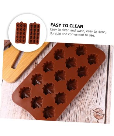Alipis 2pcs Chocolate Mold Easter Cookie Mold Silicone Baking Molds Easter Egg Candy Mold Kitchen Chocolate Baking Molds Fudge Molds Fondant Molds Silicone Molds Lollipop Ice Cube Mold 18.5X11CM Light Brown 2 - Buy Online on GoSupps.com