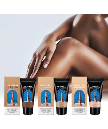  Generisch Leg Makeup Waterproof No Transfer Leg Concealer Waterproof Cover Cream for Varicose Veins Even Skin Tone Bronze 30g - Buy Online on GoSupps.com