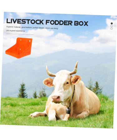 2pcs Cattle and Sheep Lick Brick Box Horse Salt Livestock Mineral Block Holder Deer Food Blocks Holder Livestock Accessory Professional Salt Block Rack Cows Food Bowl Pp Animal 17x16.5cm Red - Buy Online on GoSupps.com