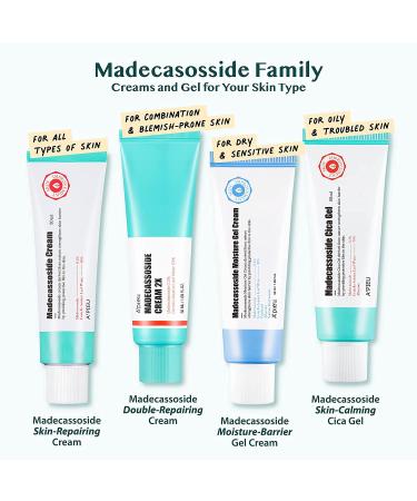 A'PIEU Madecassoside Cica Gel - Soothes Dryness, Redness & Blemishes - Centella Asiatica & Vitamin E - 3.38 fl oz - Buy Online on GoSupps.com