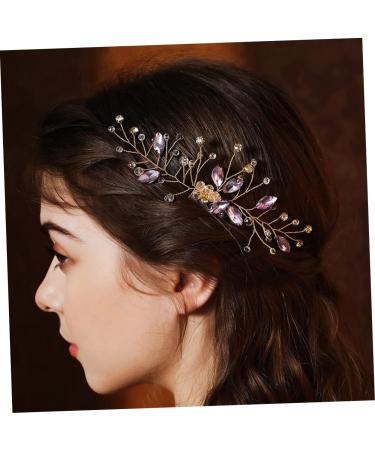 DOITOOL prom bride accessories rhinestones New Chinese style wedding hair clips for brides moon hair pin headgear comb hair comb headband hair wedding hair combs - Buy Online on GoSupps.com
