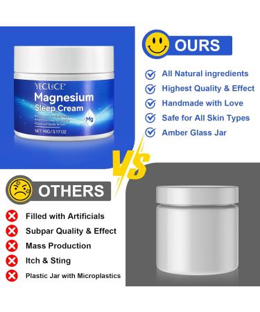 Magnesium Lotion Pure Magnesium Cream for Better Sleep Leg & Joint Care Non-Greasy -Topical Magnesium Chloride-Skin Friendly Ingredients-3.17 OZ 3 Ounce (Pack of 1) - Buy Online on GoSupps.com