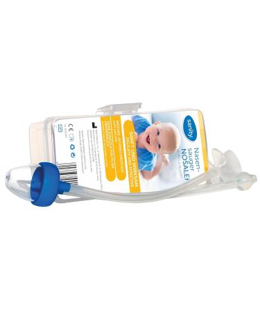 Sanity Baby Nasal Sucker - Reusable Nasal Sea Sucker for Toddlers | Hygienic Etui | Remove Nasal Secretion in Infants - Buy Online on GoSupps.com
