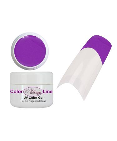 UV Colour Gel Set Neon - 6 x 5ml (Yellow Pink Green Violet Red Orange) | International Shipping Available - Buy Online on GoSupps.com