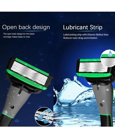 Manual Travel Safety Razor | Replacement Blades for Mustache & Body Hair | Premium Nursing Theater Handle - Buy Online on GoSupps.com
