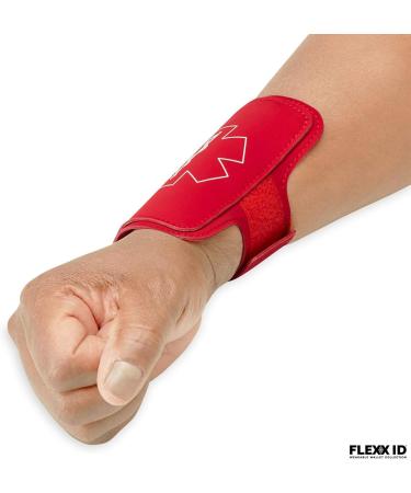 Buy MED ALERT Wrist Wallet - High Visibility Medical ID Holder with Adjustable Velcro Strap - Ideal for Health Facilities - Fast International Shipping - Buy Online on GoSupps.com