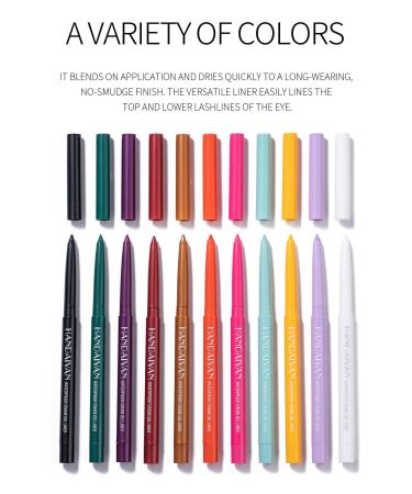 GL-Turelifes 6 Colors Matte Liquid Eyeliner Set - Waterproof Long Lasting Colorful Eyeliner Pens | Buy Online Worldwide - Buy Online on GoSupps.com