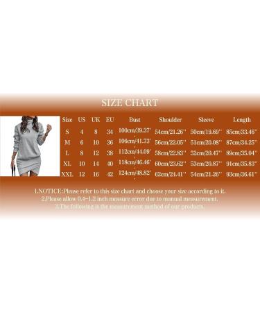 Ailezt Womens Winter Turtleneck Long Sleeve Bodycon Pullover Casual Mini Sweater Dress Army Green Large - Buy Online on GoSupps.com