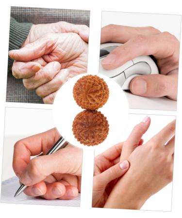 FRCOLOR 6 STK Massage Globe Balls - Hand & Foot Massage - Wooden Yoga & Fitness Therapy Tools | International Shipping - Buy Online on GoSupps.com