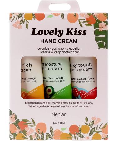 Neclar - Korean Hand Lotion Travel Size - Mini Hand Lotion - Travel Size Hand Cream - Hand Lotions for Women - Pocket Lotion for Kids - Hand Lotion for Dry Hands 3 Pack