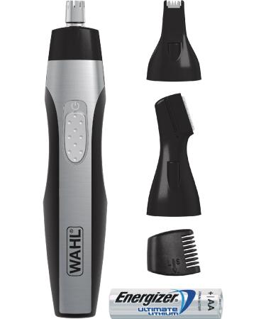Wahl Canada Lithium Lighted Detailer - Ear Nose Brow Beard Trimmer & Detailer with Lithium Battery Trimmer for Ears Trimmer for Nose Trimmer for Brows Facial grooming Wet/dry trimmer with lighted heads Warranty for Canada Model 5572 - Buy Online on GoSupps.com