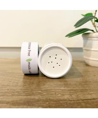 Natural Bums Baby Powder - Gentle Arrowroot & Chamomile Formula Talc-Free & Safe for Sensitive Skin - 6 oz - Green + Lovely - Buy Online on GoSupps.com