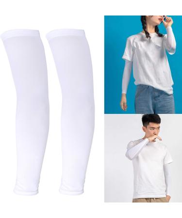 Unisex Summer Cycling Arm Sleeves - UV Protection for Men & Women | 1 Pair Sports Sunscreen Arm Sleeves - Buy Online on GoSupps.com