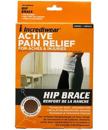 Incrediwear Hip Brace for Men & Women – Supports Hip Pain Relief Injury Recovery & Reduces Swelling | Comfortable & Mobile Fit (Right Leg X-Large - Buy Online on GoSupps.com