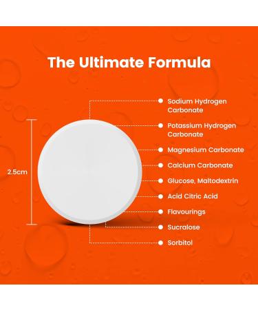 Precision Hydration Electrolyte Tablets - Multi Strength Effervescent Hydration Tablets - Combats Cramp - Low Calorie Gluten Free Vegan/Vegetarian Friendly (1 Tube 1000mg/L - Orange Tube) - Buy Online on GoSupps.com