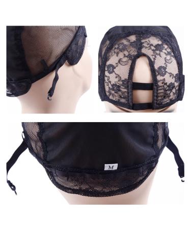YANTAISIYU 1Pc Wig Cap with Elastic Band and Hair Clips for Wig Making - Black M - Buy Online on GoSupps.com