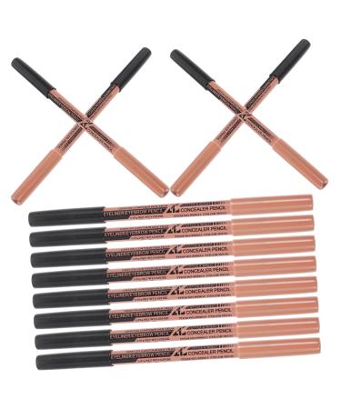 Beavorty Makeup Pen 12pcs Dual Purpose Eyeliner Makeup Caboodle Cosmetics Pencils Make up Kits Women Suite Water Proof