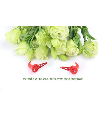 Bonnie Z. Leonardo Plastic Red Devil Horns Clip On - Halloween Costume Accessory - Buy Online on GoSupps.com